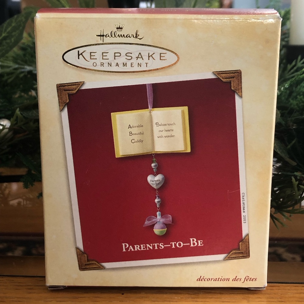 Hallmark Keepsake Collection "Parents-to-be ABCs of Parenting" 2003 Ornament